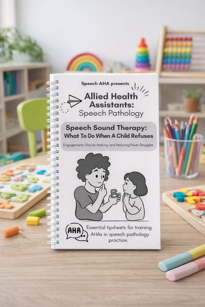 Speech Sound Therapy: What to Do When a Child Refuses